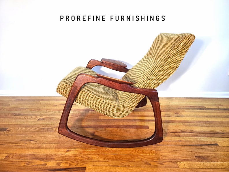 Mid Century Adrian Pearsall for Craft Asociates Rocking Chair image 4