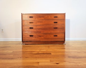 Mid Century Lane Four Drawer Dresser / Side Table