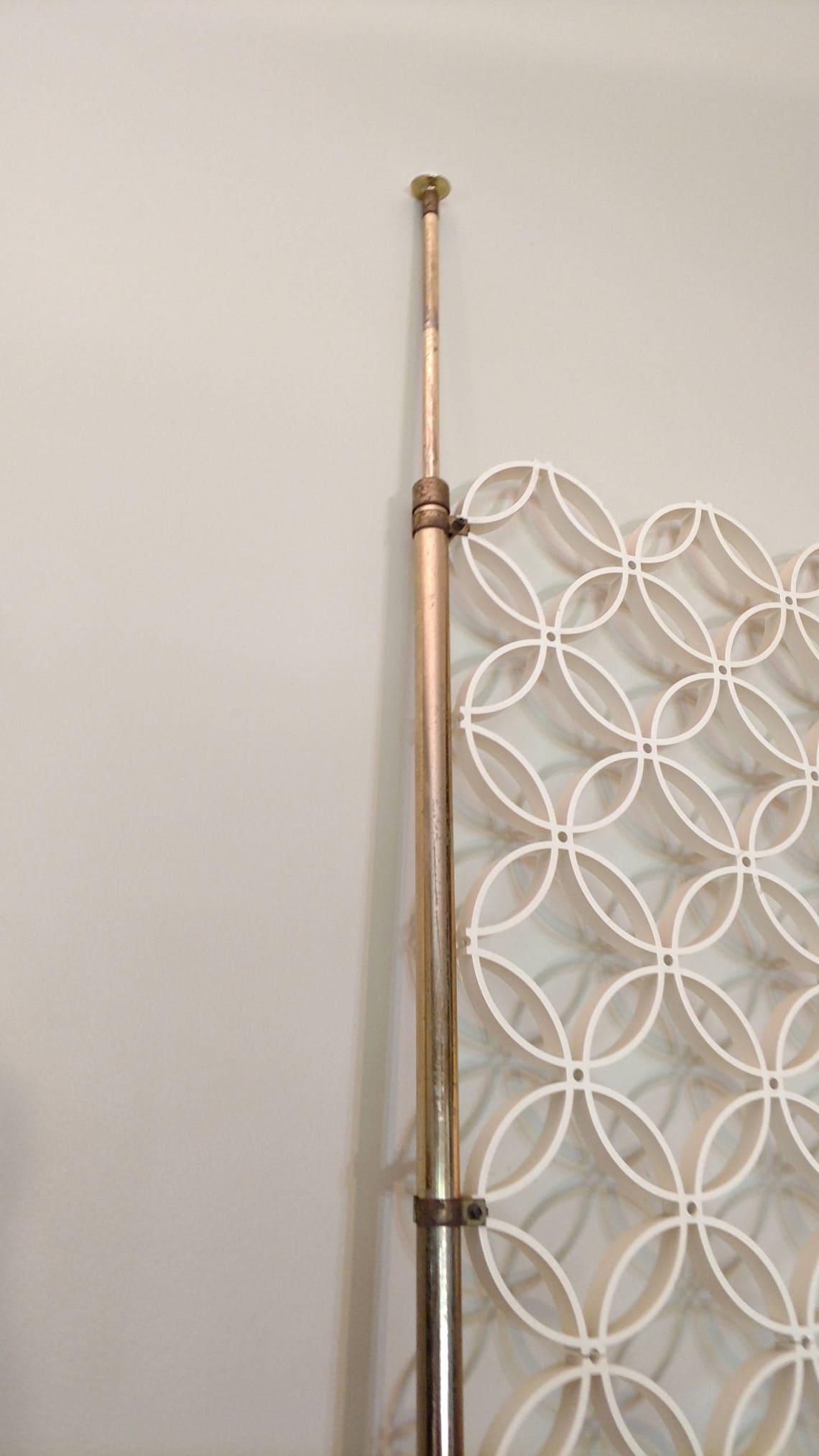 Mid Century Tension Pole Room Divider Etsy