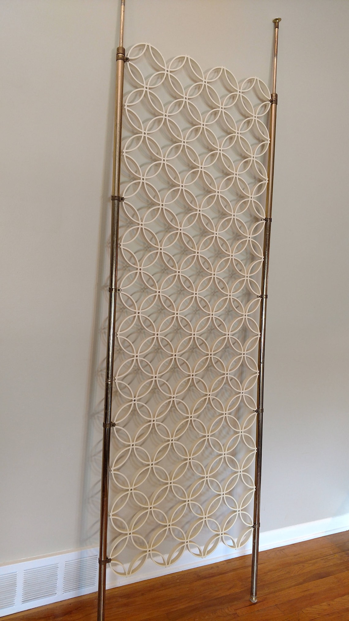 Mid Century Tension Pole Room Divider Etsy