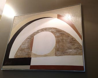 Mid Century Lee Reynolds Abstract Painting - 60x48
