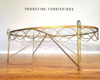 Vintage Hollywood Regency Coffee Table