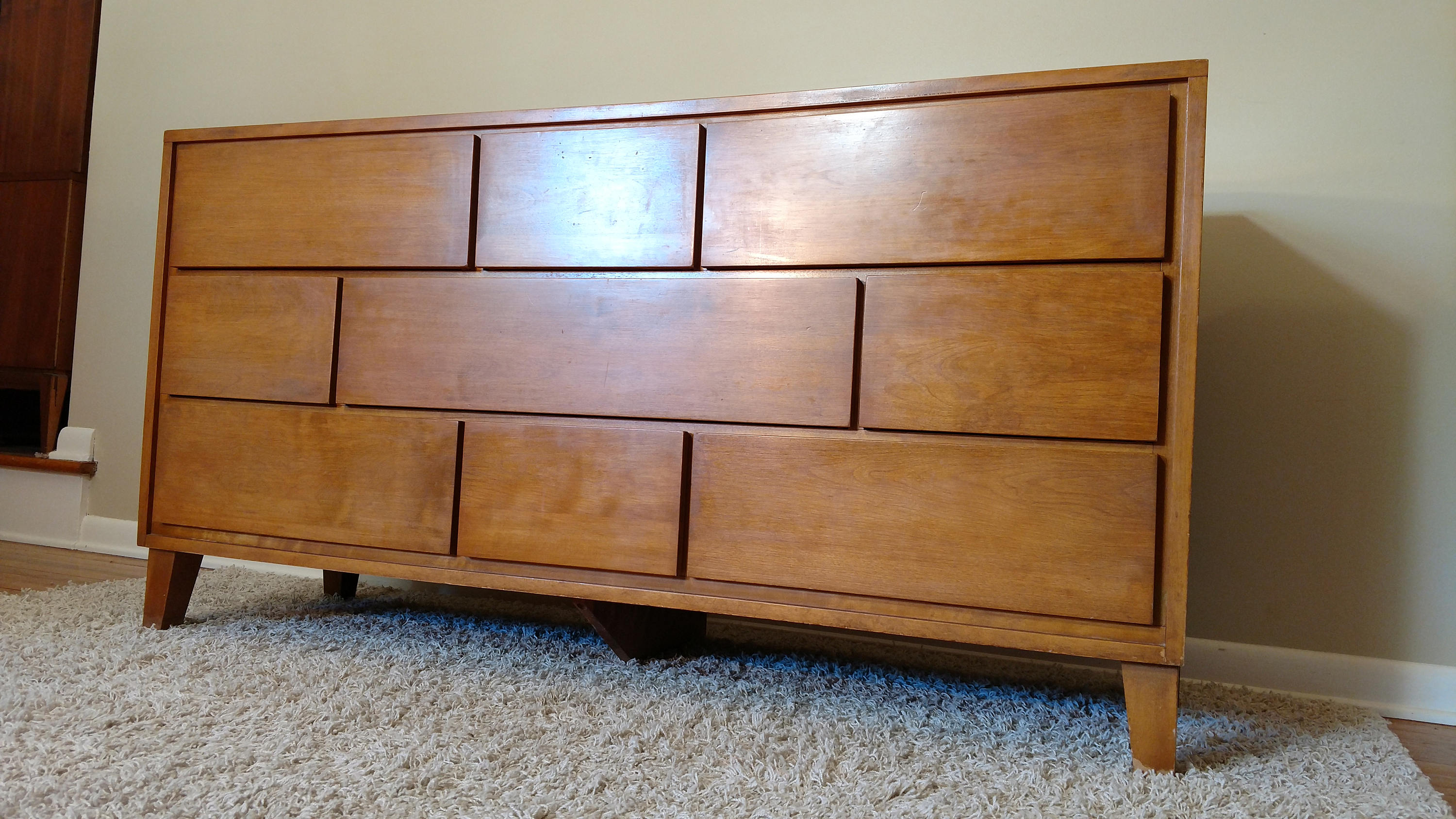 Mid Century Conant Ball Nine Drawer Dresser Credenza Etsy