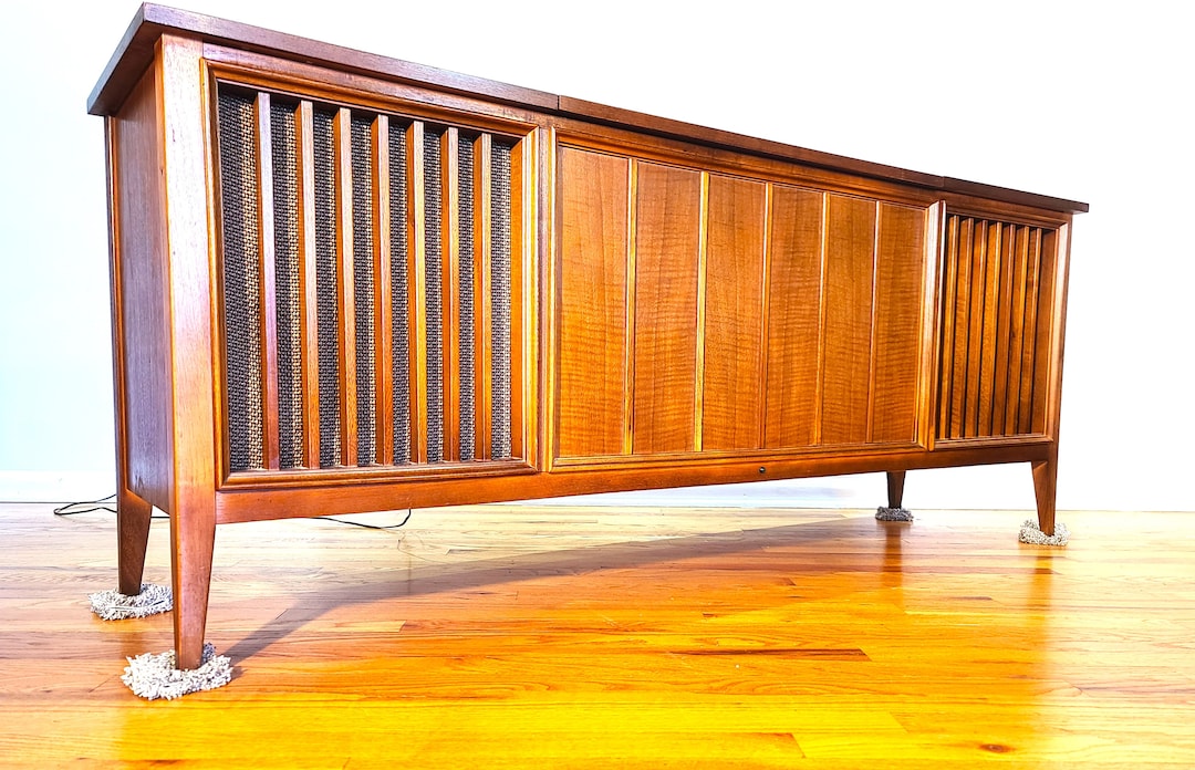 Mid Century Zenith Console Stereo, Model X950 Etsy