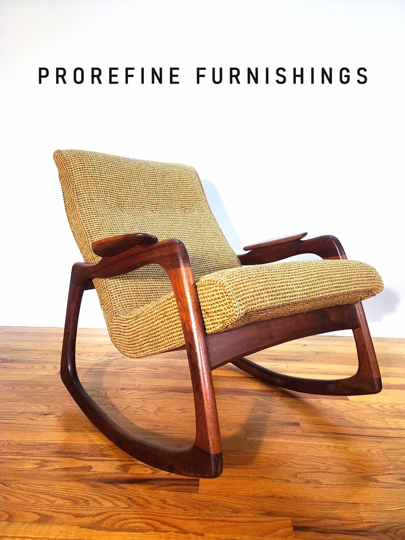 Mid Century Adrian Pearsall for Craft Asociates Rocking Chair image 5