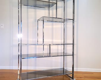 Mid Century Chrome Etagere