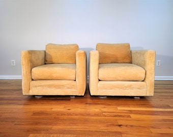 Pair of Cube Lounge Chairs