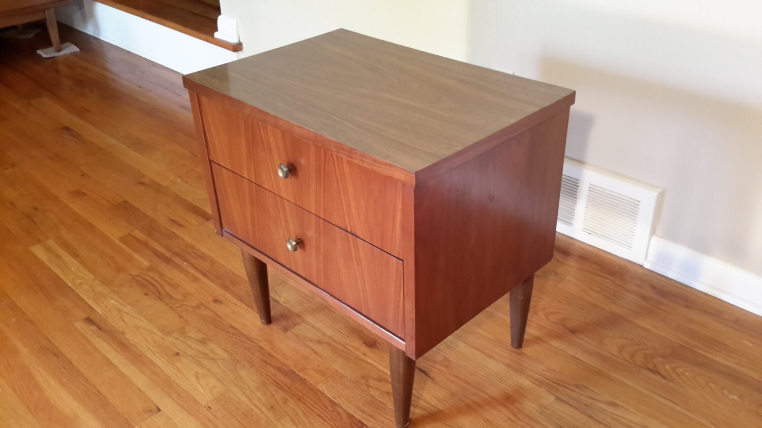 Vintage MCM Harmony House Night Stand Side Table Etsy