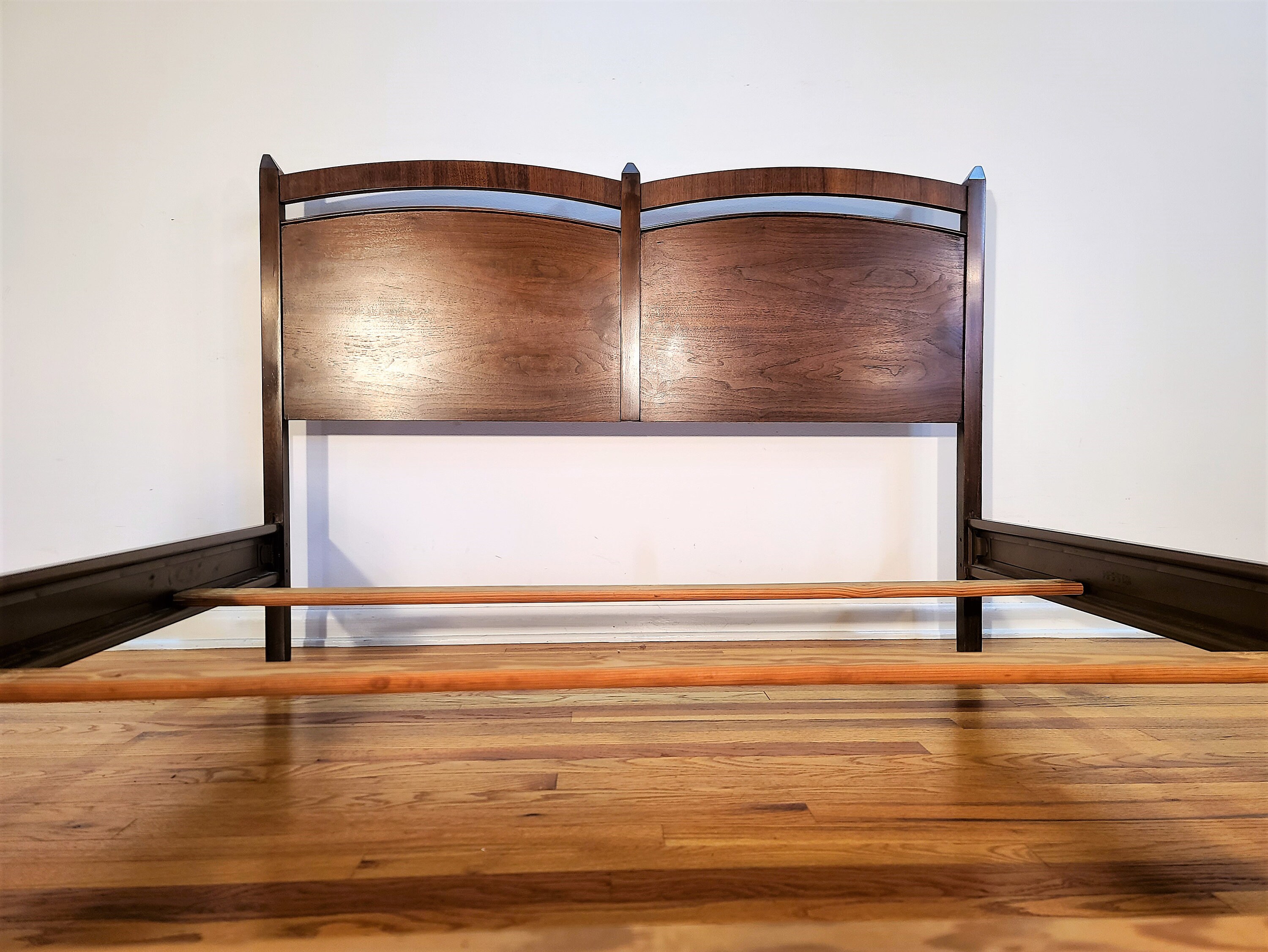 Mid Century Lenoir House / Broyhill Headboard / Footboard Bed Etsy