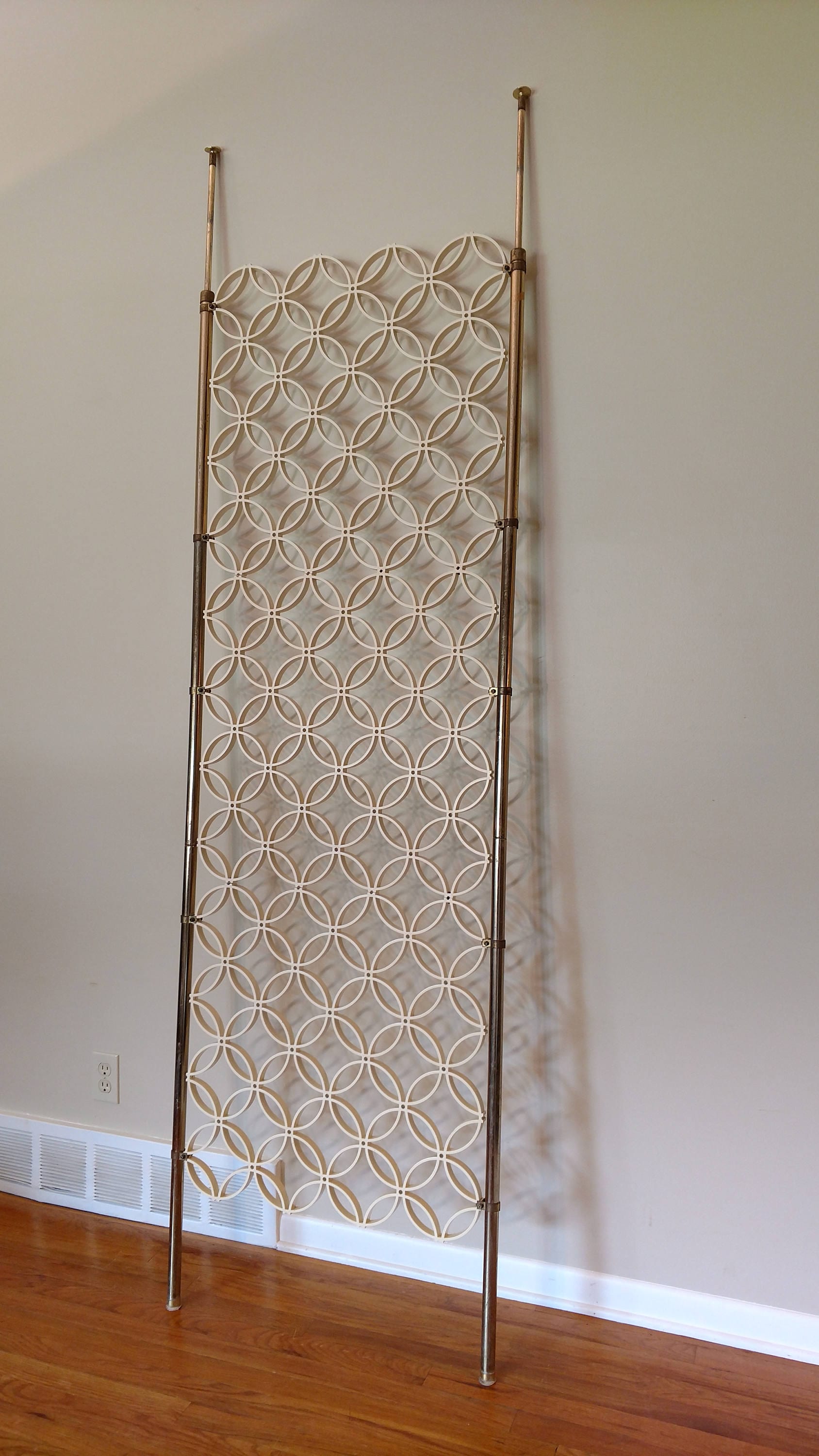 Mid Century Tension Pole Room Divider Etsy
