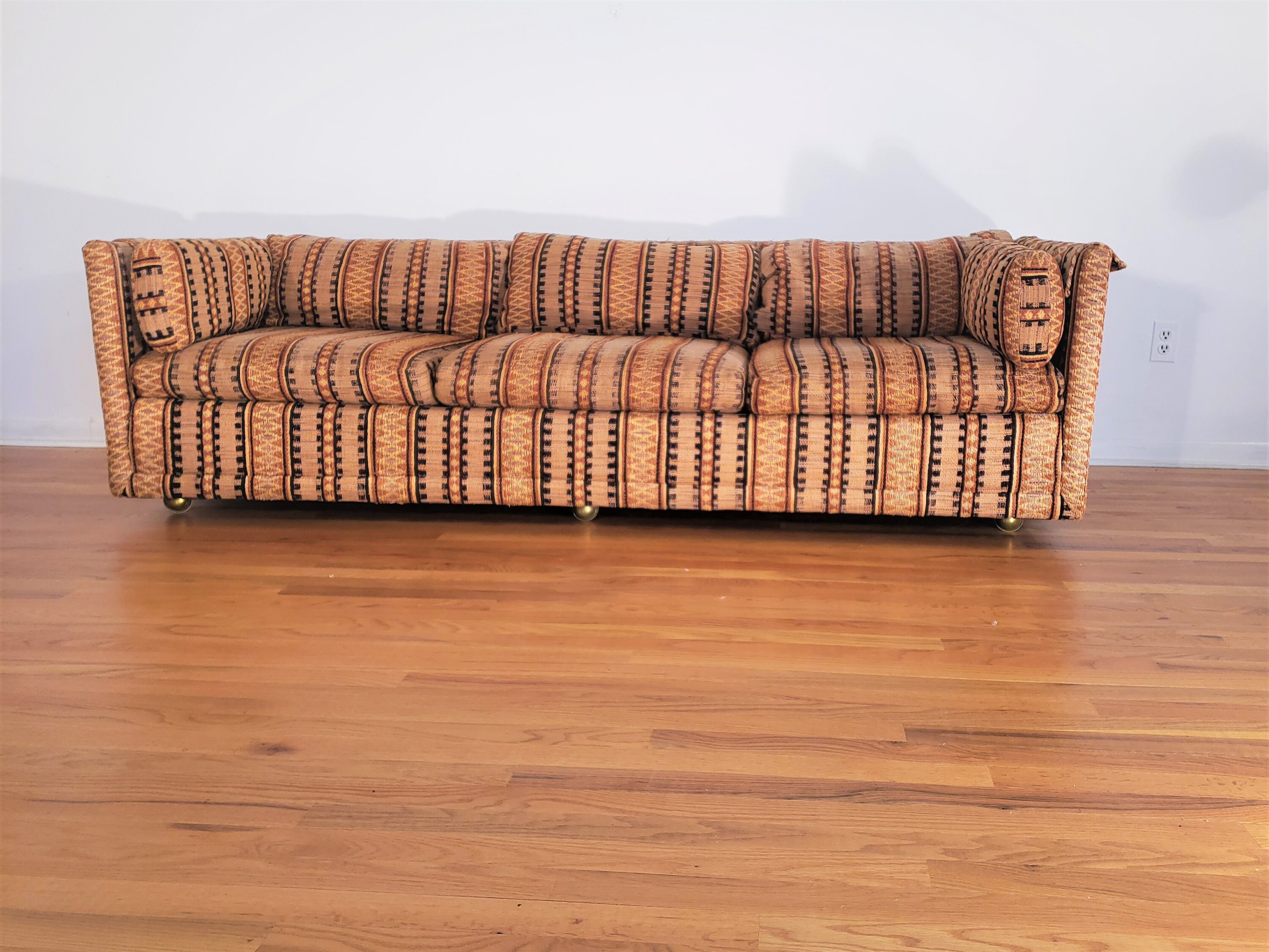 Mid Century Tuxedo Sofa Etsy