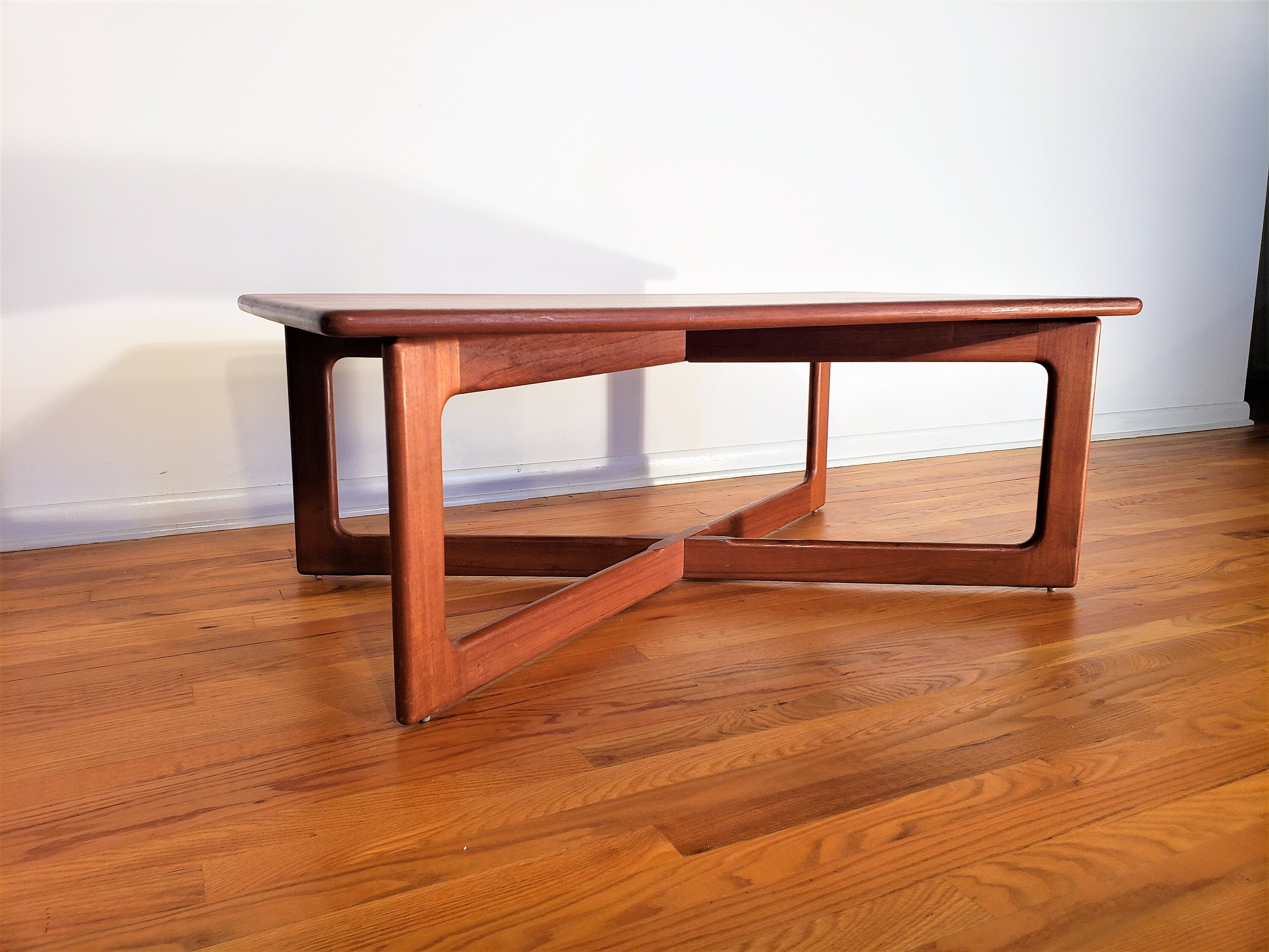 Danish Modern K.D. Furniture Teak Coffee Table Etsy