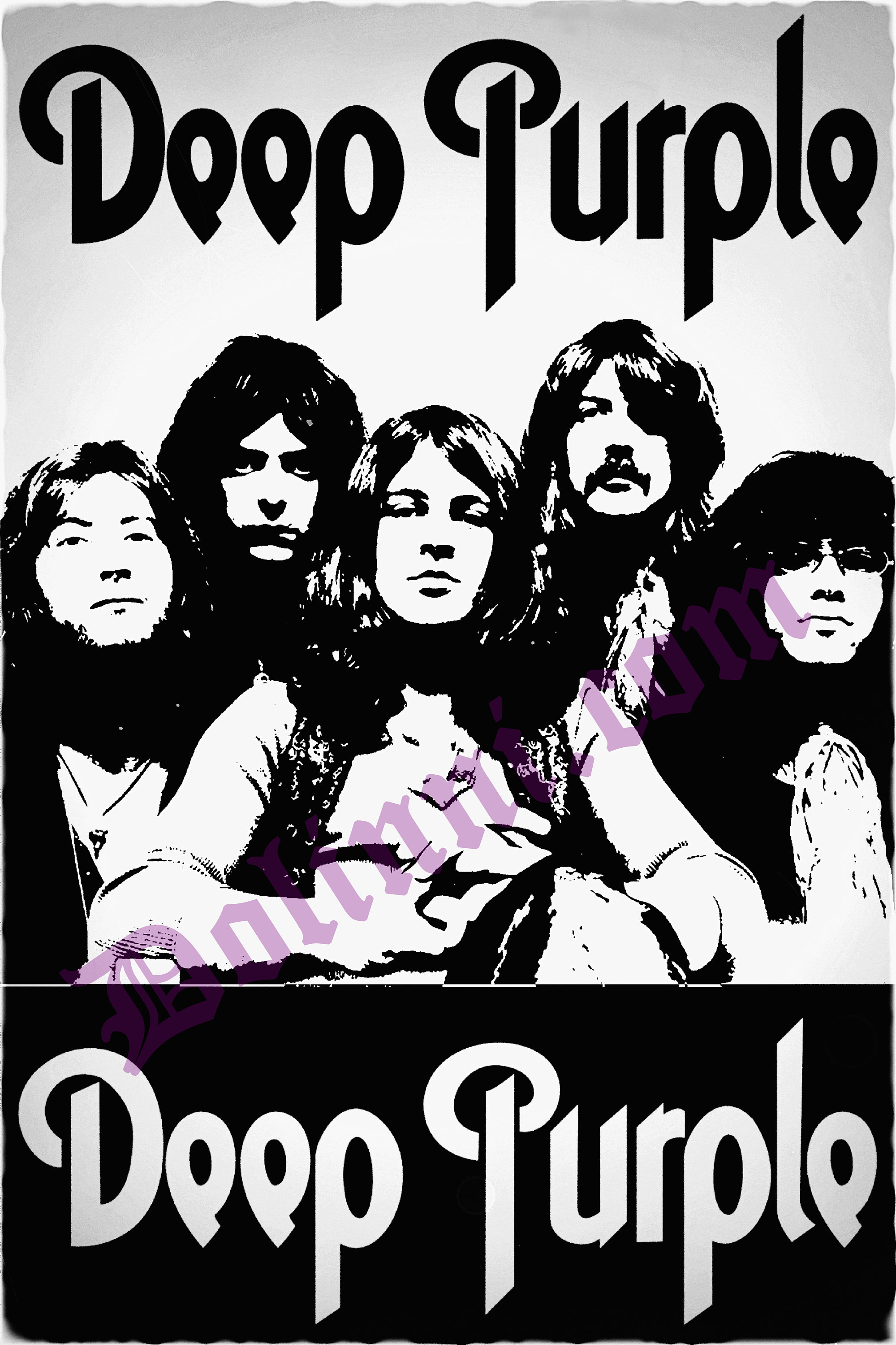 希少 Deep Purple ポスター ディープパープル ☆ディープ・パープル ポスター☆美品☆ - メルカリ