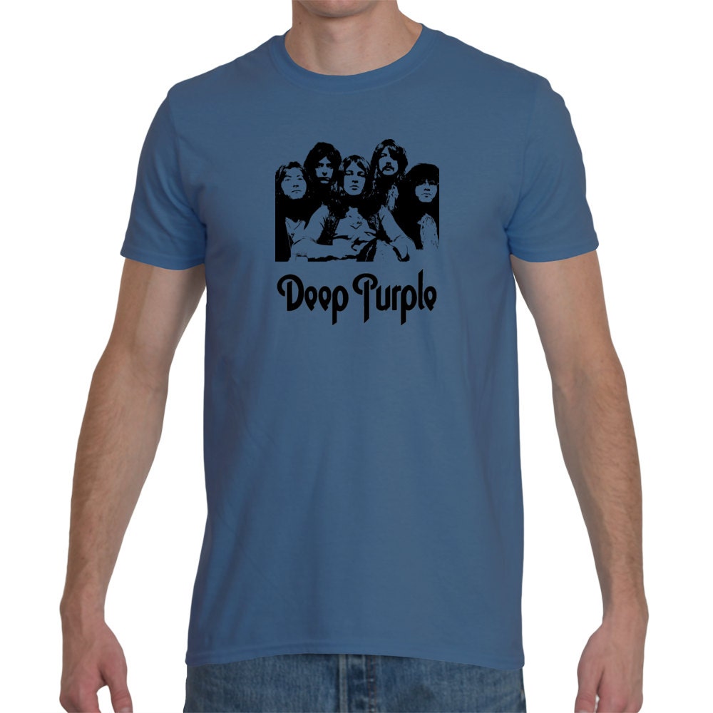 T-shirt DEEP PURPLE Rock 5 Colors. - Etsy