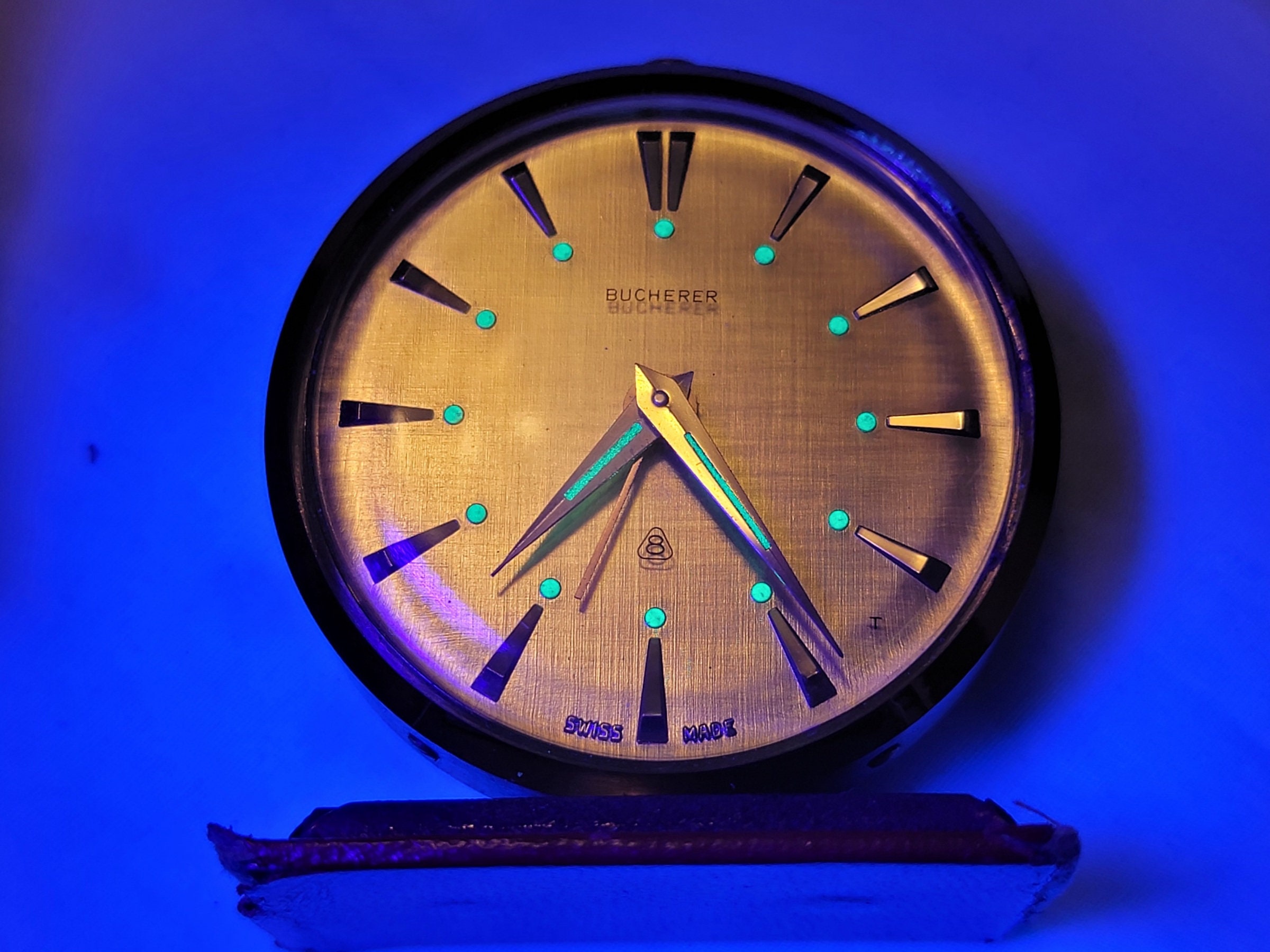 Vintage Bucherer 8 Brass Alarm Manual Wind Travel Clock - Etsy