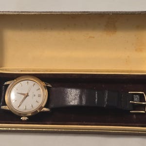 Vintage Bucherer Gold Plated Chronometer 25 Jewels Automatic Men's Watch