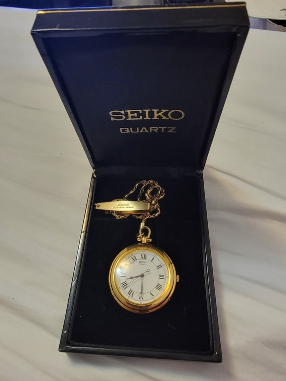 Rare Vintage Seiko 7N42-0A19 Gold Plated Quartz Me