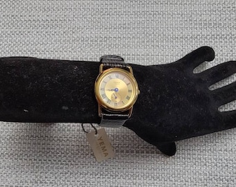 Vintage Yema Paris Gold Plated Mother of Pearl Dial Sub Quartz