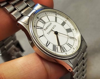 Tiffany & Co Portfolio Stainless Steel Quartz Men's Watch