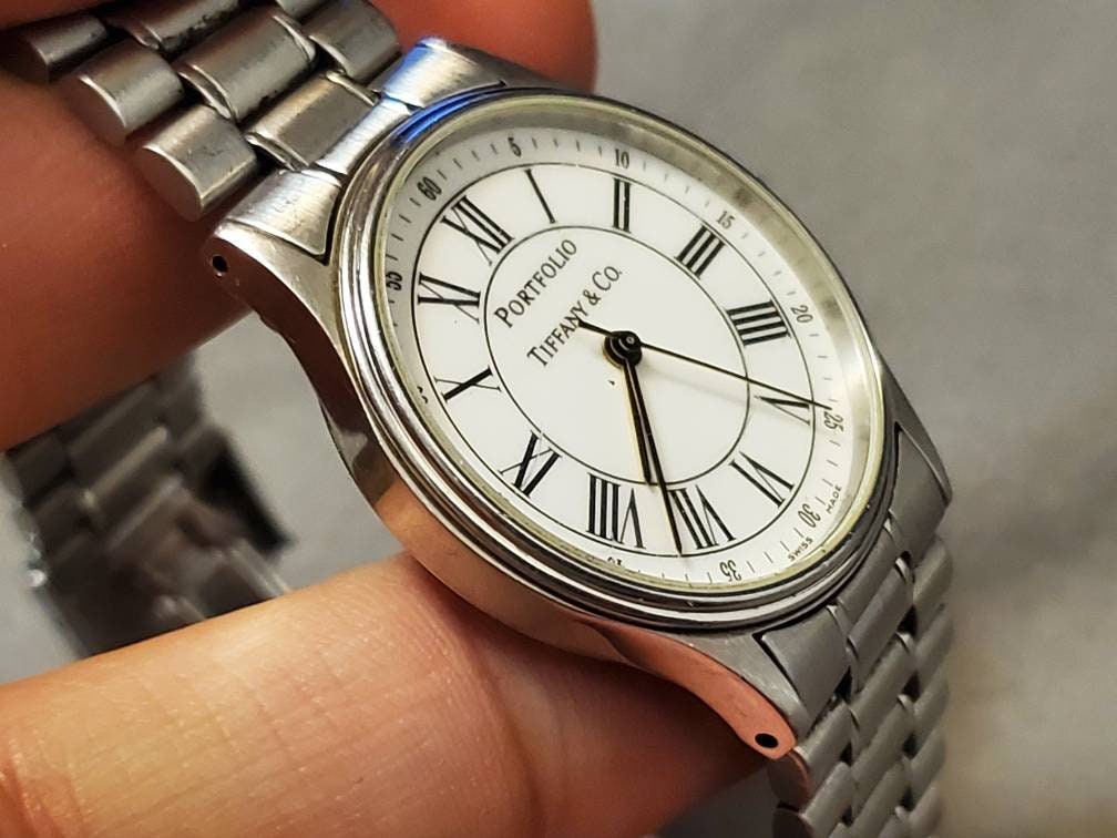 Tiffany and co portfolio men's watch top