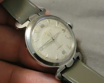 希少なヴィンテージ サーチナ EA ステンレススチール スイス製 自動