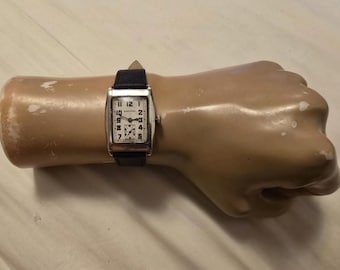 Vintage Hamilton Cedric 14K Gold Filled Rectangular Manual Wind