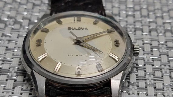 Mouvement De Montre Mécanique Vintage Bulova 1100 10 - Pour Pièces Ou Réparation, Balancier Fonctionnel