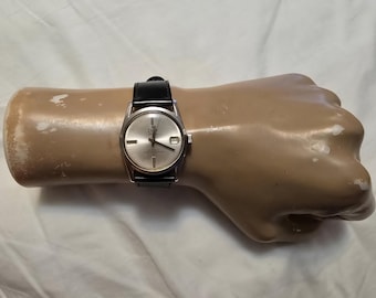 Vintage Edox Kingstar Stainless Steel 25 Jewels Super-waterproof
