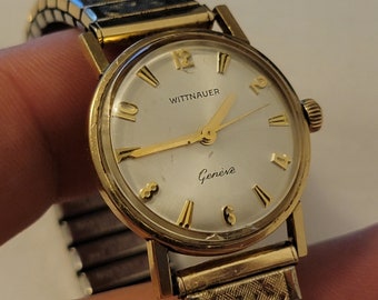 Vintage Wittnauer Geneve 10K Gold Filled Swiss Made Manual  display picture 3