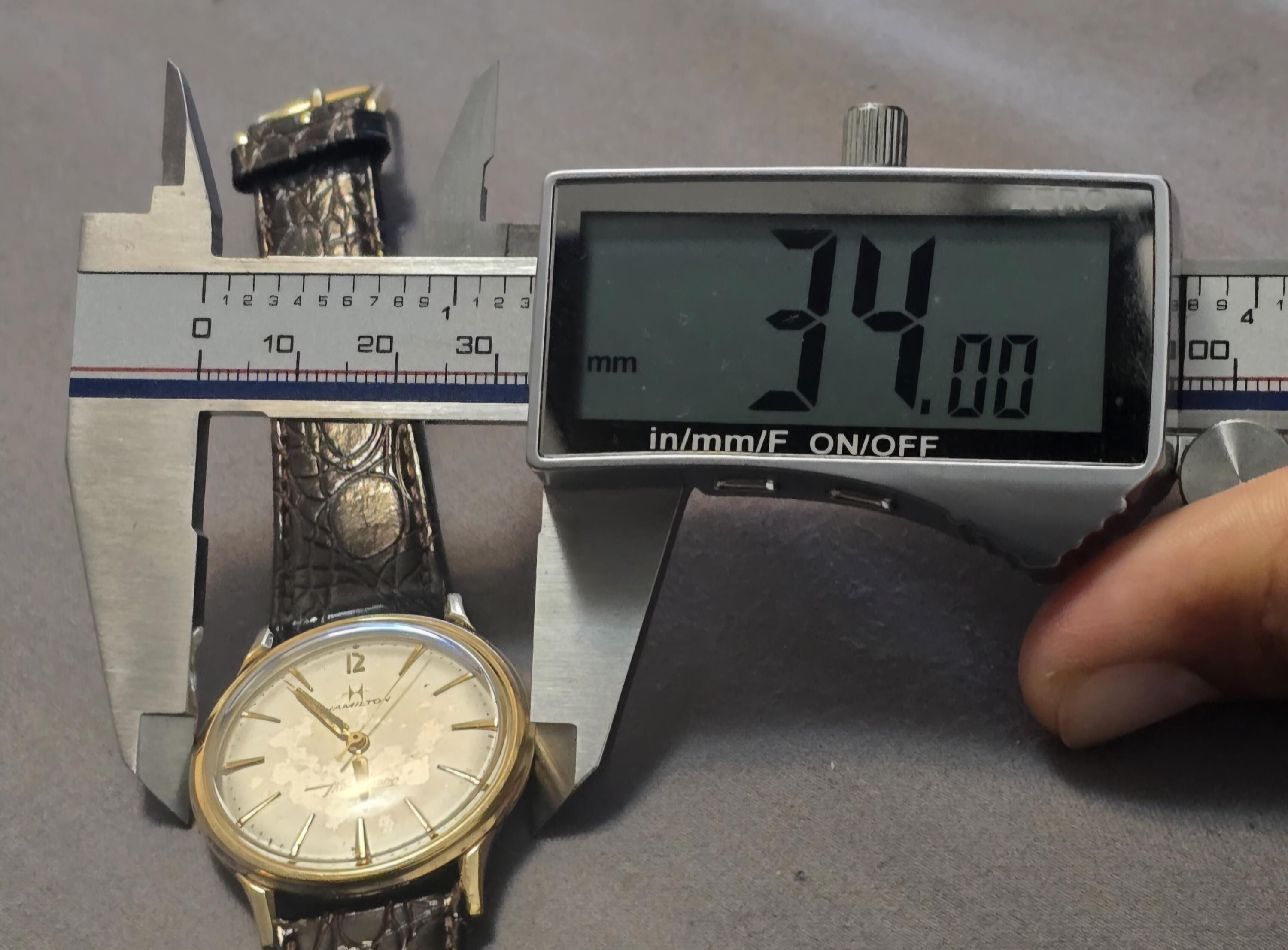 Rare Vintage Hamilton Thin-o-matic 10k R.G.P 17 Jewels Automatic