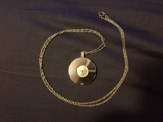 Rare Vintage Seiko 21 7150 33mm White Gold Plated Pendant - Vintage Seiko Pendant Watch Rare Vintage Seiko 21 7150 33mm White Gold Plated Pendant - Vintage Seiko Pendant Watch