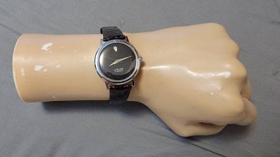 Rare Vintage Jubilee longines Wittnauer Stainless Steel Diamond Manual Wind Men s Watch Etsy
