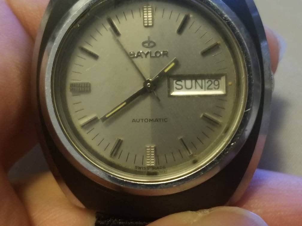 Baylor automatic swiss made watch sale