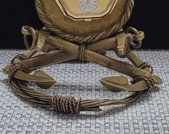 Raro Vintage Longines 15L-W1055 Dual Time Banhado A Ouro Suíço Manual Wind Relógio de Bolso Feminino