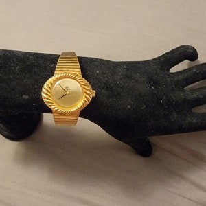 Zeldzaam vintage Bucherer verguld Zwitsers handopwindbaar dameshorloge
