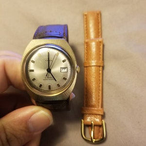 Vintage Timex 21 Gold Plated Manual Wind 21 Jewels Men&#39;s Watch