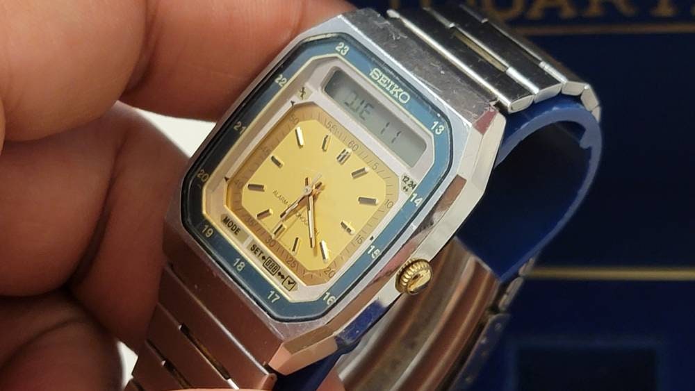 Rare Vintage Seiko H357-507B Alarm 