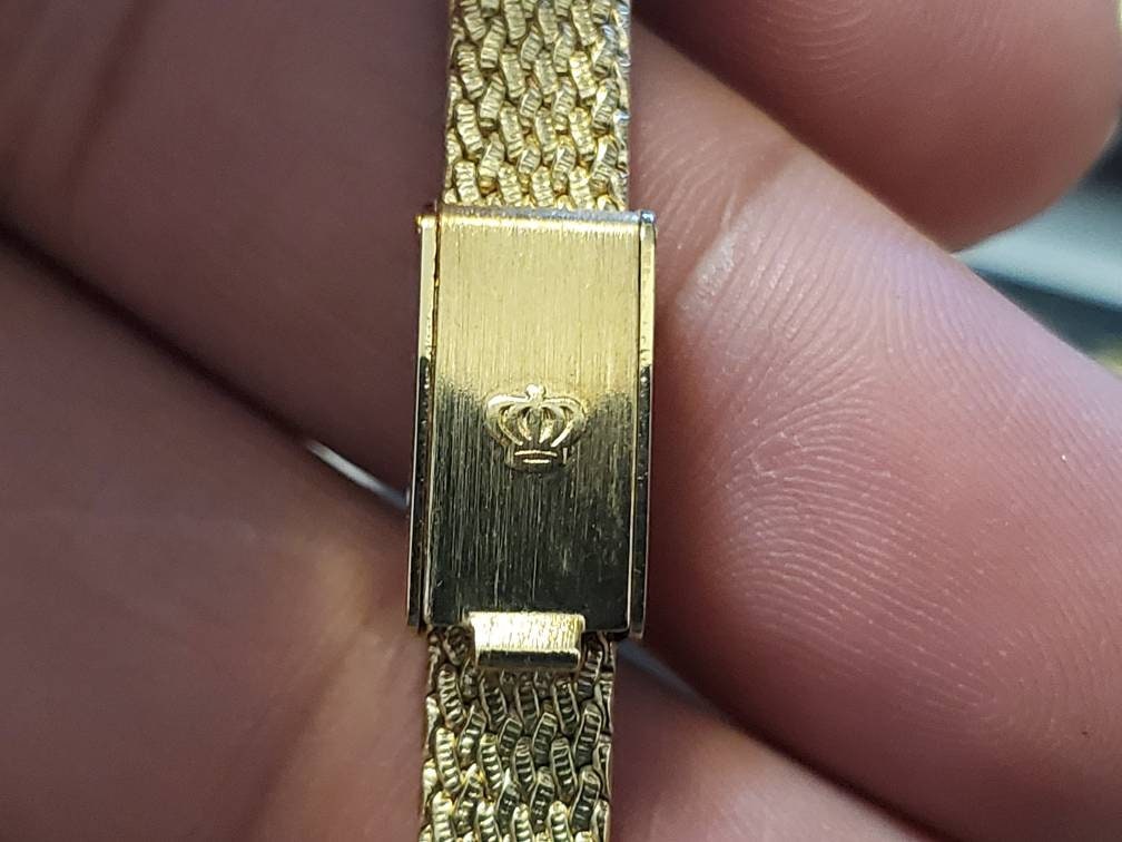 Vintage Jules Jurgensen 4873 Gold Plated Quartz Ladies Watch Old Stock