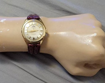 1960年代 ユリスナルダン クロノメーター 自動巻き腕時計 14K ゴールド