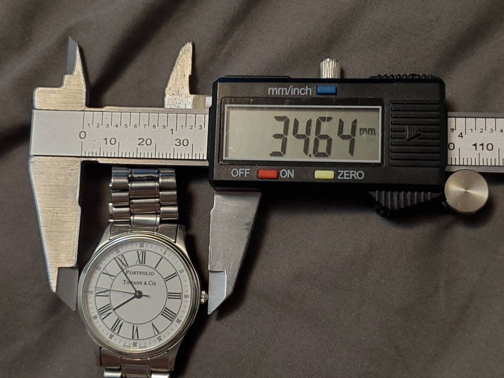 Tiffany & Co Portfolio Stainless Steel Quartz Men's Watch - Etsy Israel
