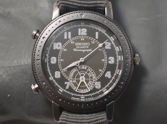 Rare Vintage Seiko 8M25-8019 Chronograph 