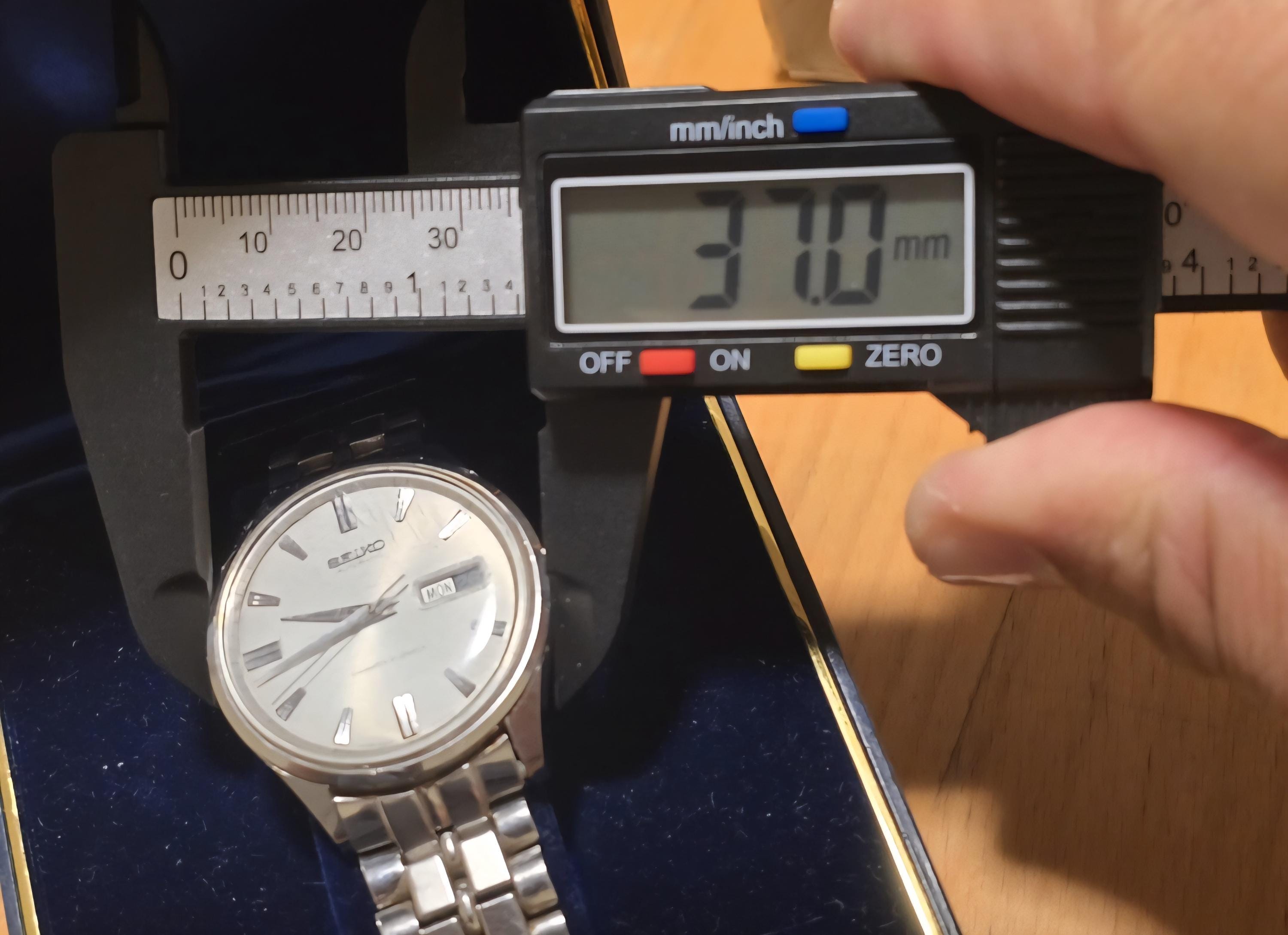 Vintage Seiko Sportsmatic 5 Diashock 6619-9990 Stainless Steel 21