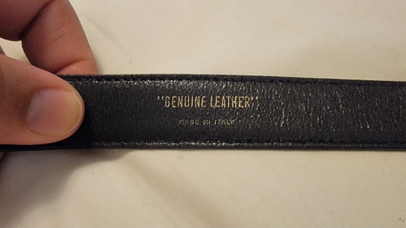 Vintage Tiffany by Paloma Picasso Patent Leather Ladies Belt  display picture 2