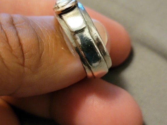 Rare Vintage Hermes Sterling Silver & 18k Gold Be… - image 4