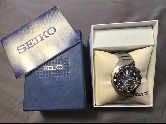 Vintage Seiko 7T62-OAMO Stainless Steel Chronograph Tachymeter