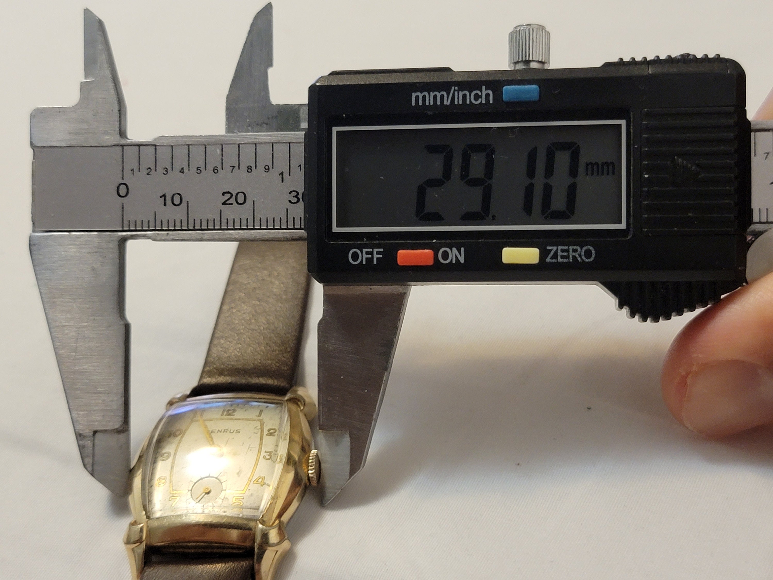 Montre Vintage Benrus 10 Carats Remplie Or - Pour Pièces Seulement, Ne Fonctionne Pas