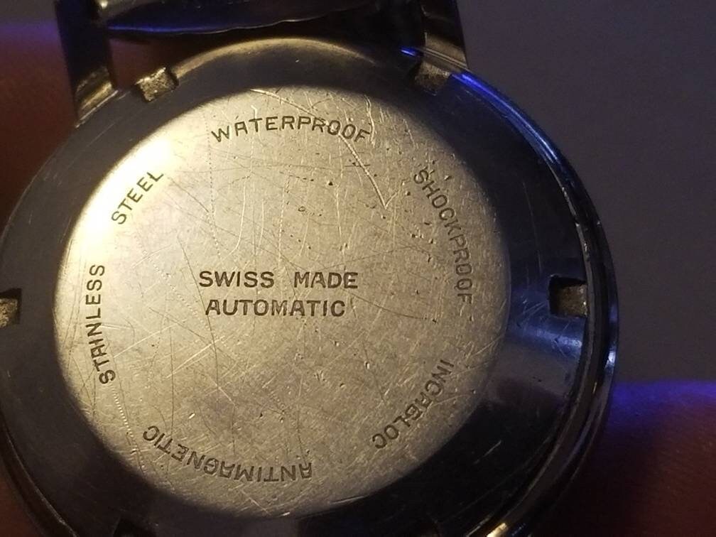 Rare Vintage Baylor Skystar 17 Jewels Automatic Men display picture 2