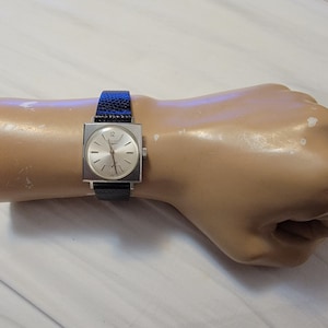 Rare Vintage Longines Stainless Steel Rectangular Swiss Made Sub Manual Wind Men&#39;s Watch
