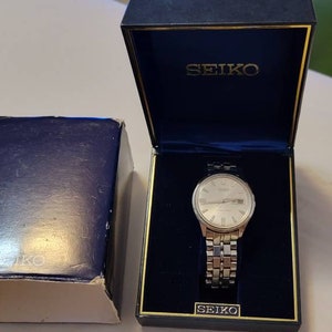 Vintage Seiko Sportsmatic 5 Diashock 6619-9990 Stainless Steel 21 Jewels Automatic Men&#39;s Watch