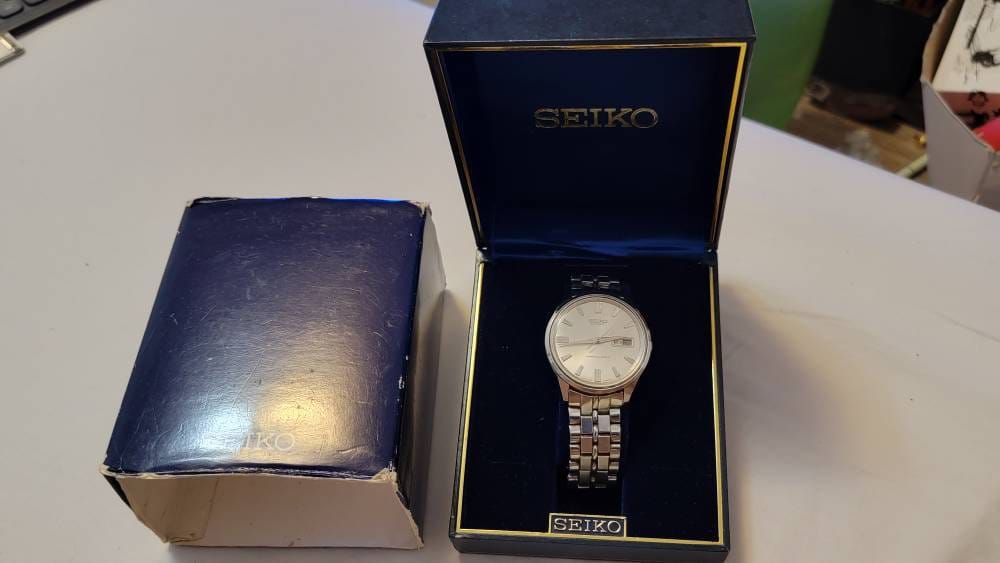 Vintage Seiko Sportsmatic 5 Diashock 6619 9990 Stainless Steel 21 Jewels Automatic Men s Watch